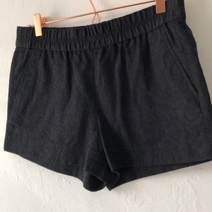 J.Crew Black Cotton Shorts